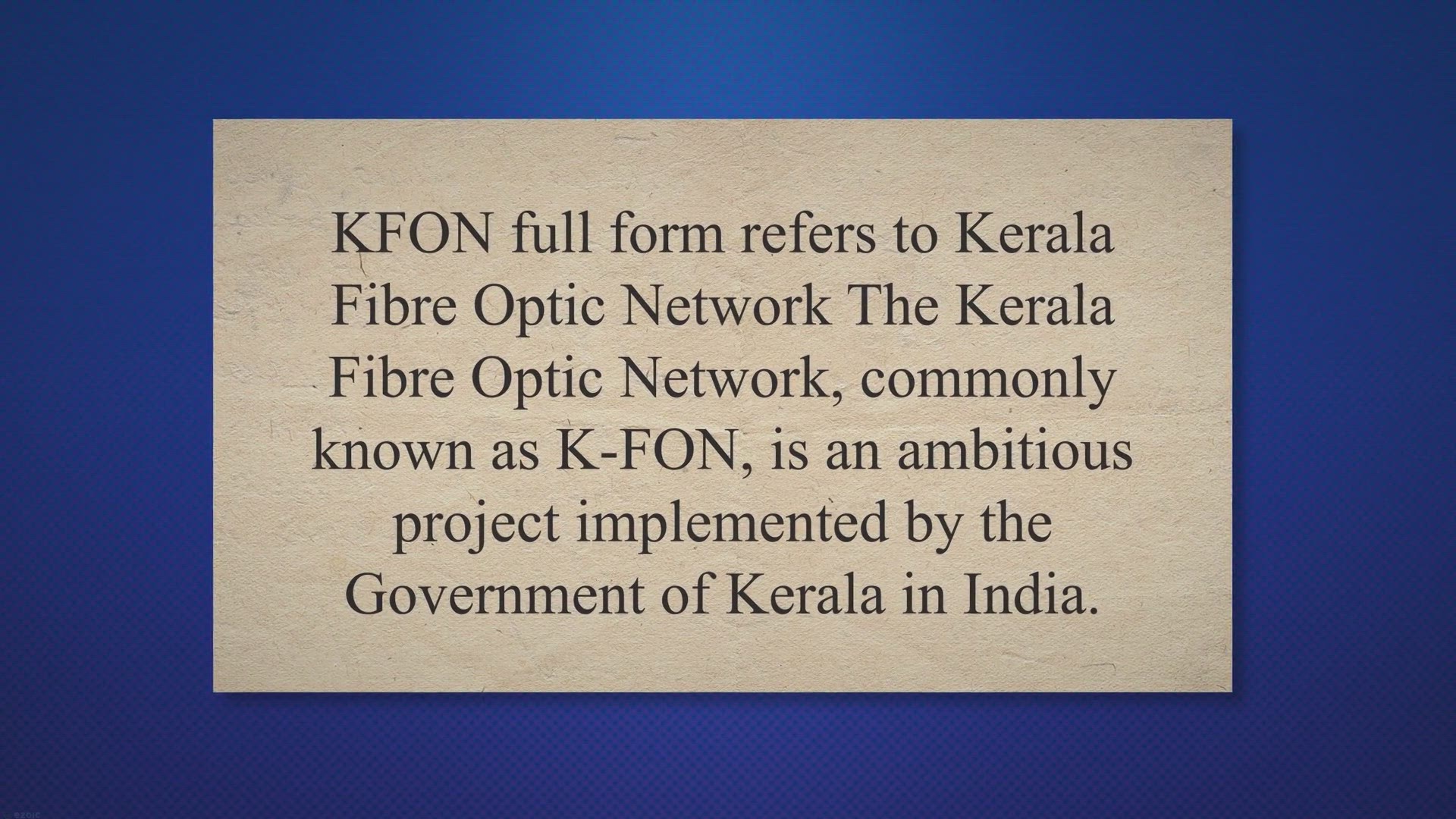 Video thumbnail for KFON FULL FORM