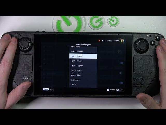 Video thumbnail for Steam Deck - How To Change Download Region