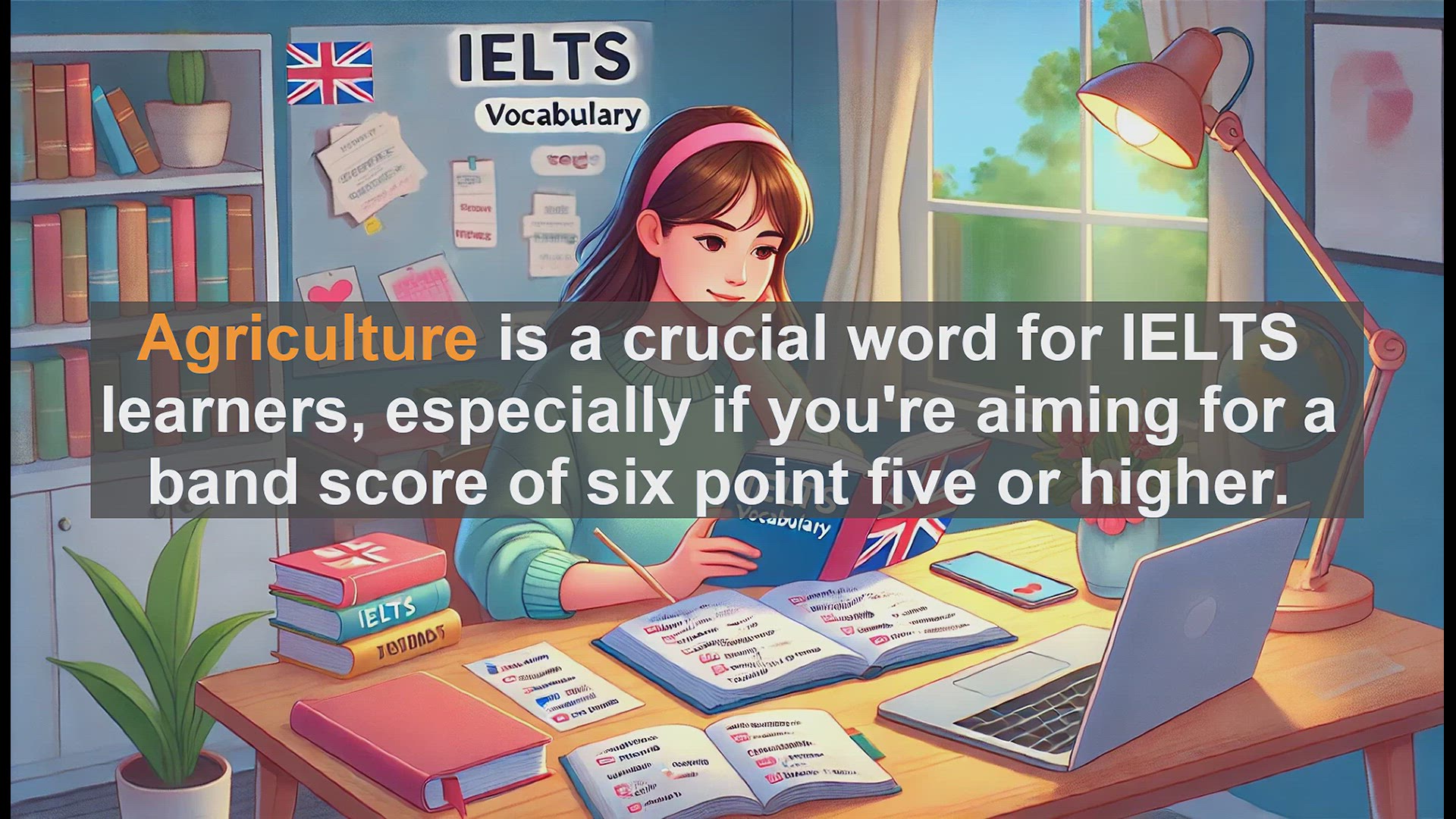 'Video thumbnail for 2500 Must Know IELTS 6.5 Vocabulary - Agriculture: Key IELTS Vocabulary for Band 6.5+'