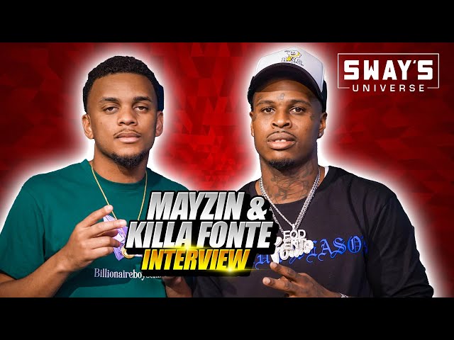 Video thumbnail for Mayzin and Killa Fonte Rep for Rising Talent Coming Out of The Bay Area | SWAY’S UNIVERSE