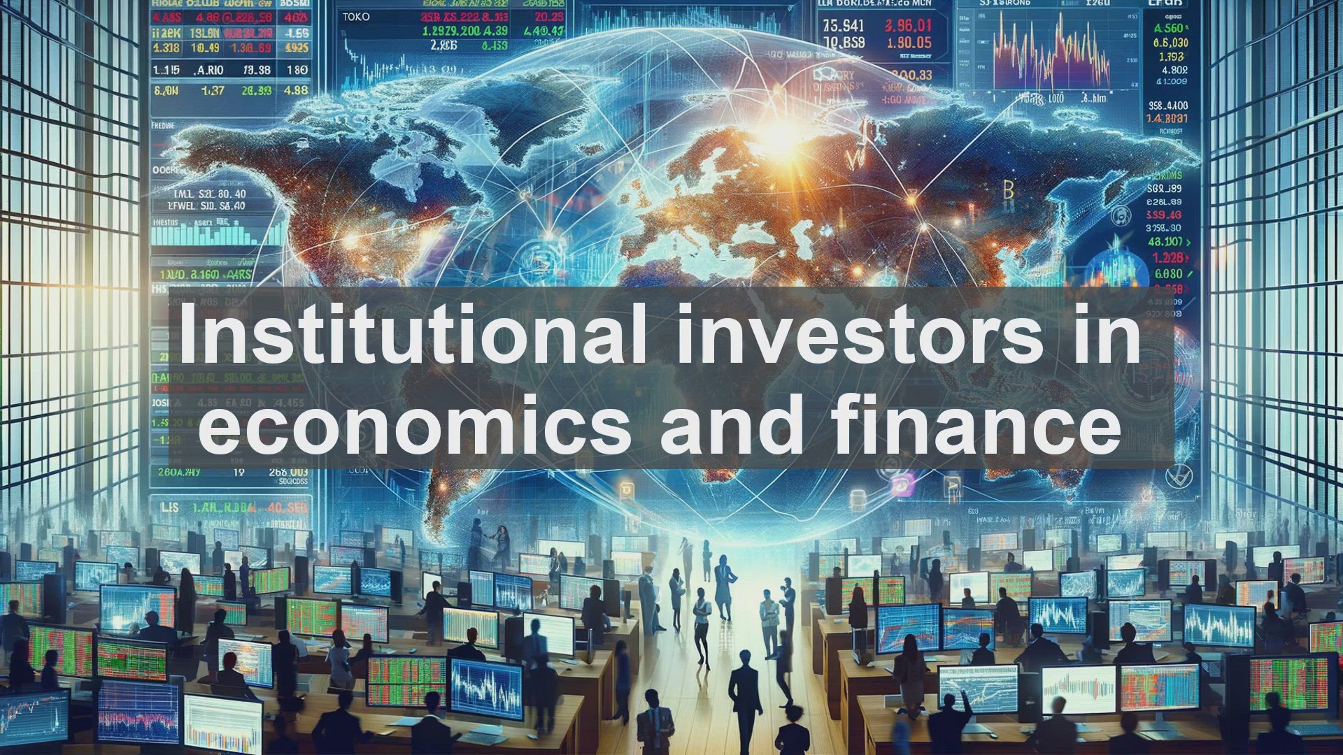 'Video thumbnail for Institutional investors in economics and finance'