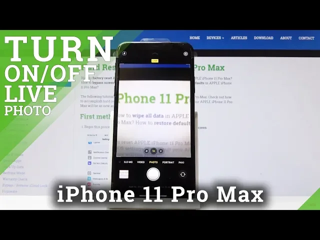 Video thumbnail for How to Turn On / Off Live Photo in iPhone 11 Pro Max