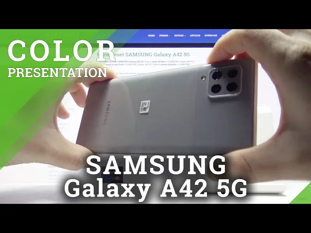 Video thumbnail for SAMSUNG Galaxy A42 5G Prism Dot White – Colour Presentation