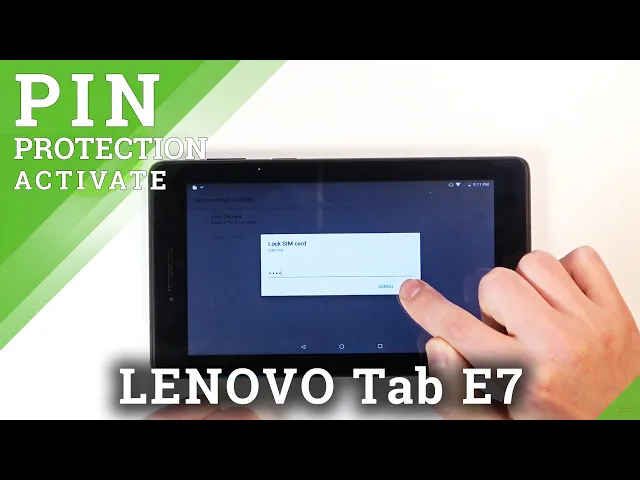 Video thumbnail for Set Up PIN Code for SIM Card – LENOVO Tab E7 and SIM Lock Option