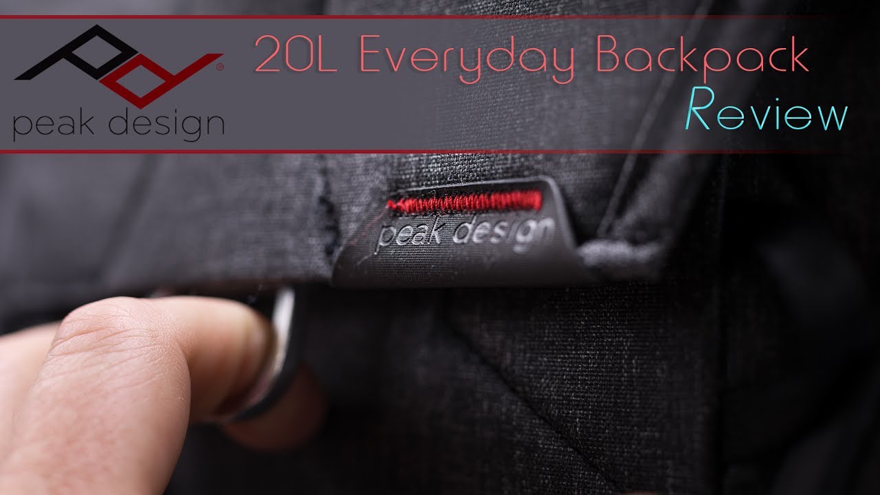 Video thumbnail for Peak Design 20L Everyday Gear Backpack Review |  4K