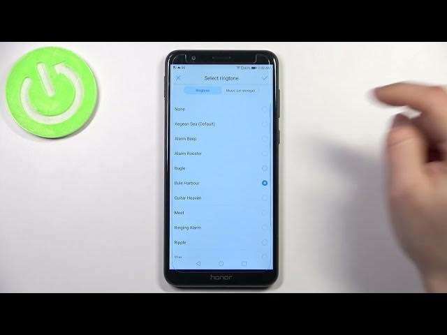 Video thumbnail for Alarm Tones on  HONOR 7X – Available Sounds of Alarms