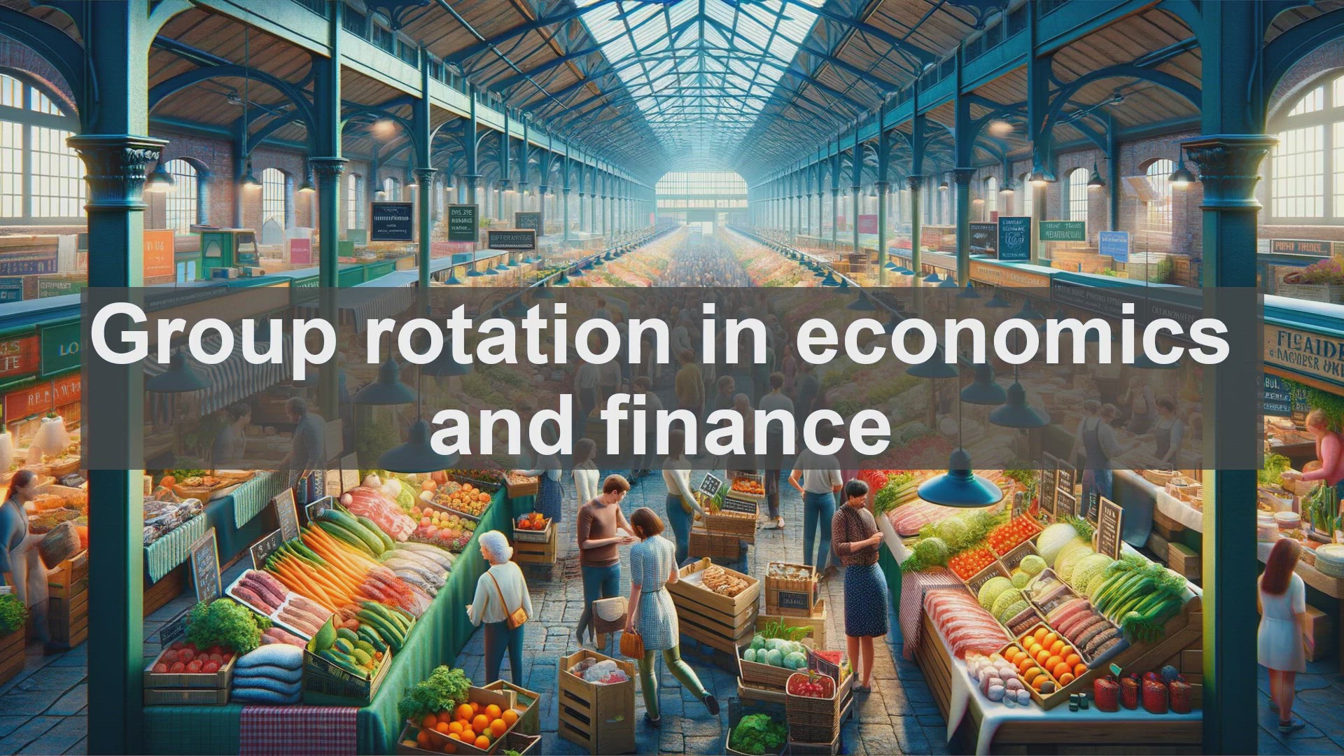 'Video thumbnail for Group rotation in economics and finance'