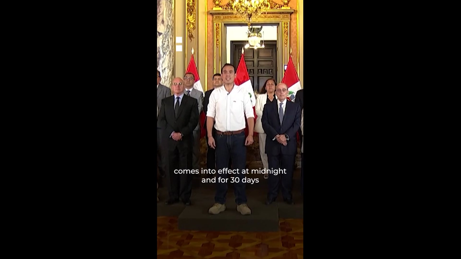 'Video thumbnail for Peru declares 30-day state of emergency in Lima amid rising crime'