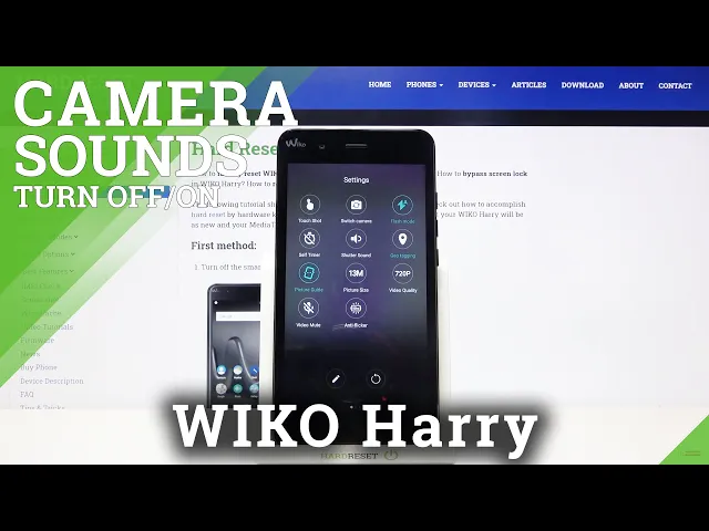 Video thumbnail for How to Turn Off Camera Sounds in Wiko Harry - Access Camera Settings