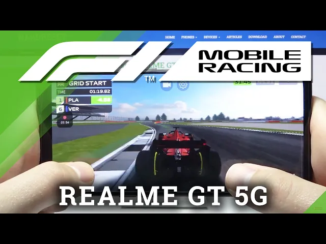 Video thumbnail for Test Game F1 Mobile Racing on REALME GT 5G | Snapdragon 888 | 8GB RAM | Gameplay - FPS Check