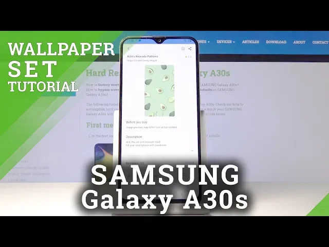 Video thumbnail for How to Change Wallpaper in SAMSUNG Galaxy A30s – Desktop Update