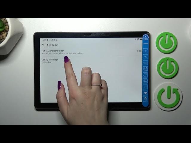 Video thumbnail for How to See Battery Level in ALCATEL 3T 10 4G - Visible Battery Percentage