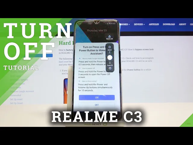 Video thumbnail for How to Turn Off Realme C3 – Switch Off Smartphone