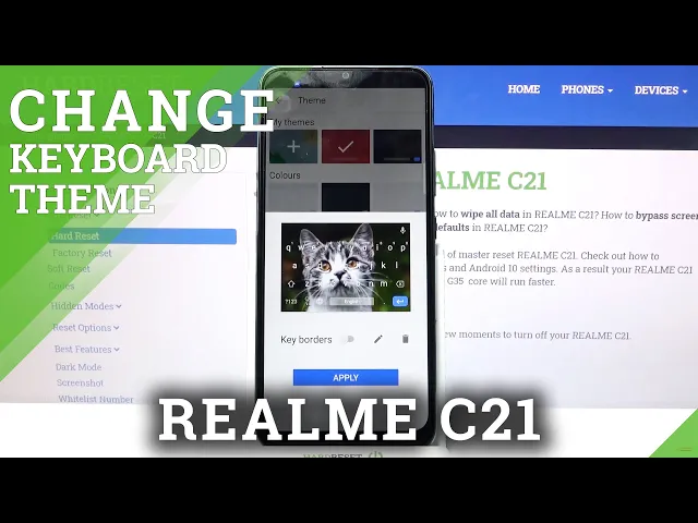 Video thumbnail for How to Change Keyboard Appearance on REALME C21 – Custom Keyboard Theme