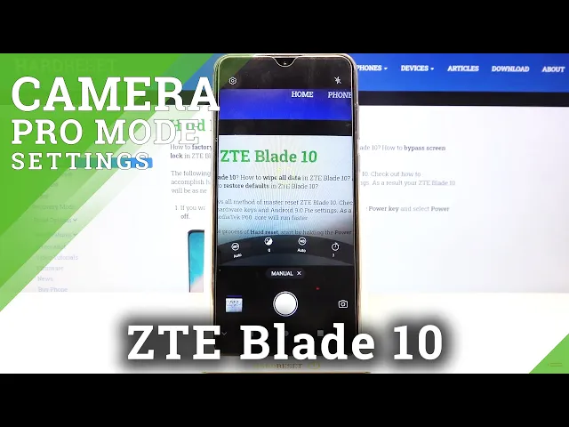 Video thumbnail for Camera Pro Mode - ZTE Blade 10 & Manual Camera Mode