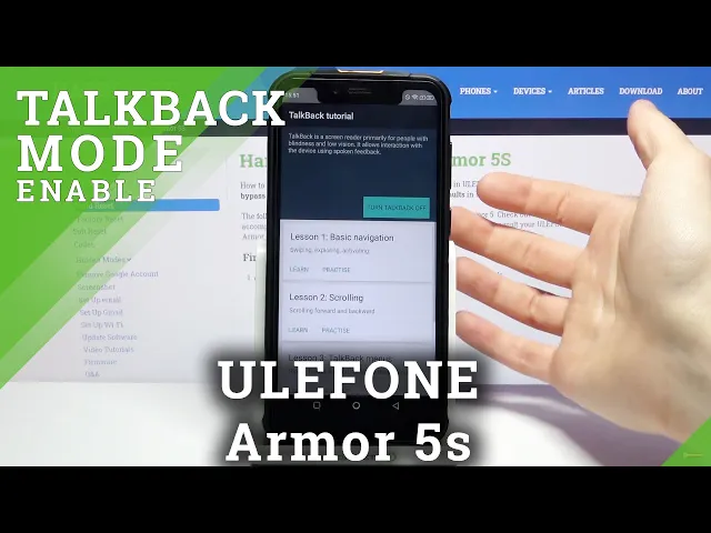 Video thumbnail for How to Enable Talkback Mode in ULEFONE Armor 5s – Turn On Screen Reader
