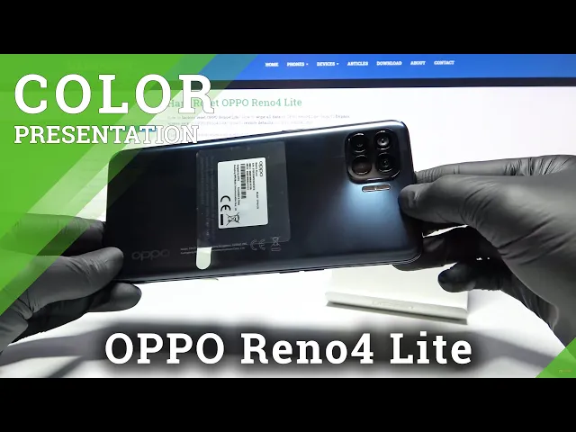 Video thumbnail for Color Presentation OPPO Reno4 Lite – Black Matte Option