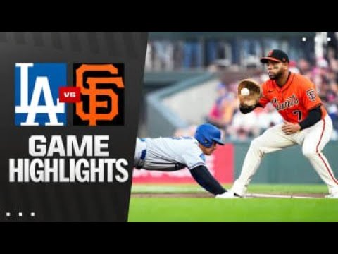 Video thumbnail for Los Angeles Dodgers at San Francisco Giants Full-Game Highlights! | 07/11/2025