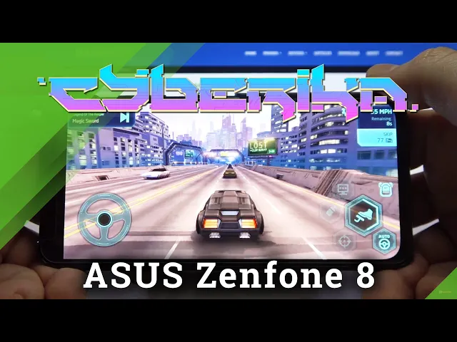 Video thumbnail for Asus Zenfone 8 - Cyberika Game Test
