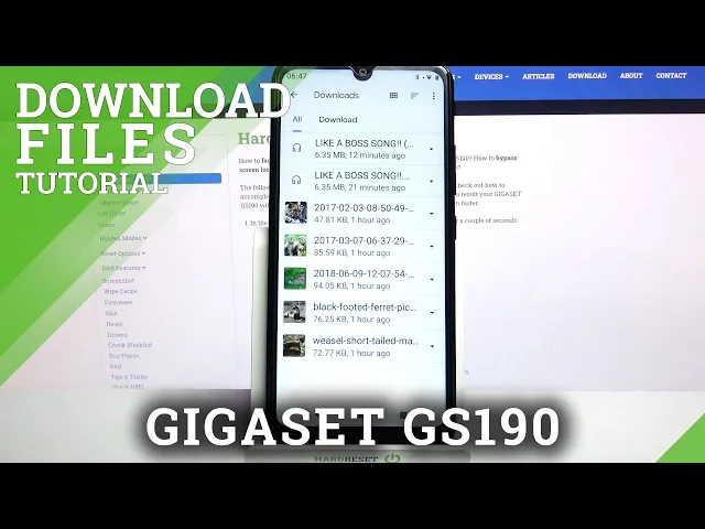 Video thumbnail for Where is Download Folder on GIGASET GS190 – Find Saved Files
