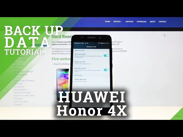 Video thumbnail for How to Activate Google Backup in HUAWEI Honor 4X – Protect Data