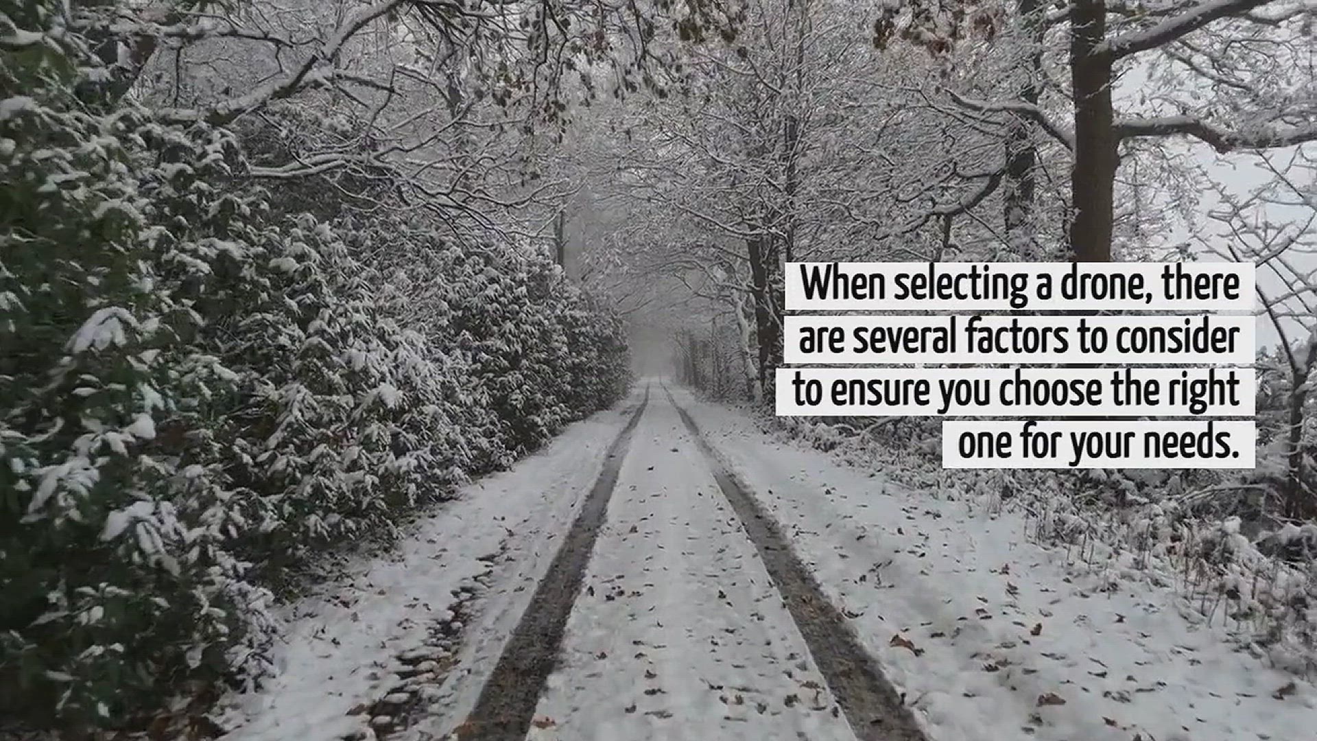 Video thumbnail for How To Select A Drone