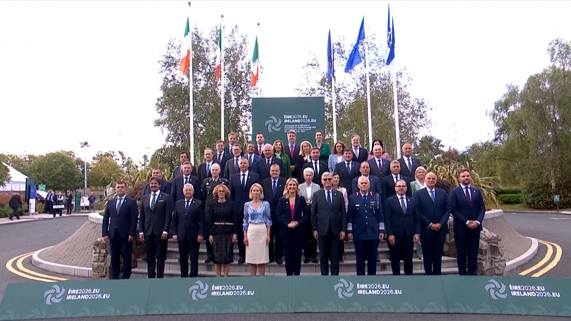 Video thumbnail for EU ministers in Ireland tackle Israeli settlement trade and Ukraine air defence