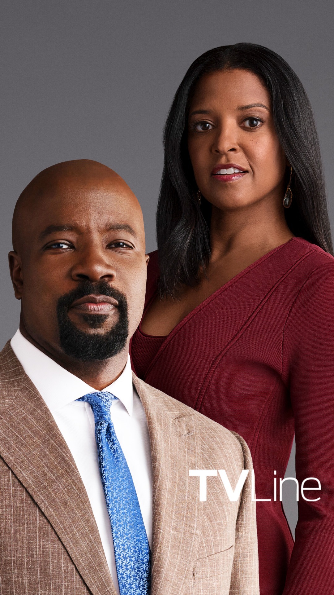 Video thumbnail for Cupertino | Mike Colter & Busy Philipps On Renée Elise Goldsberry Reunion