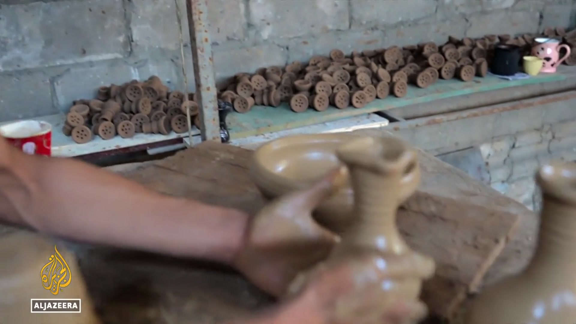 'Video thumbnail for Gaza’s potters rebuild life through clay and tradition'