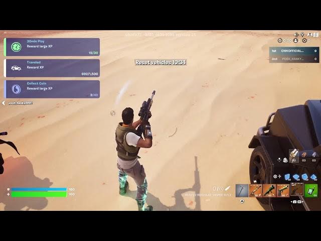 Video thumbnail for Driving around in Fortnite