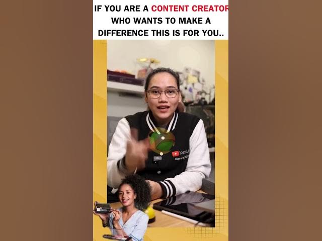 Video thumbnail for IF YOU ARE A CONTENT CREATOR WHO WANTS TO MAKE A DIFFERENCE THIS IS FOR YOU