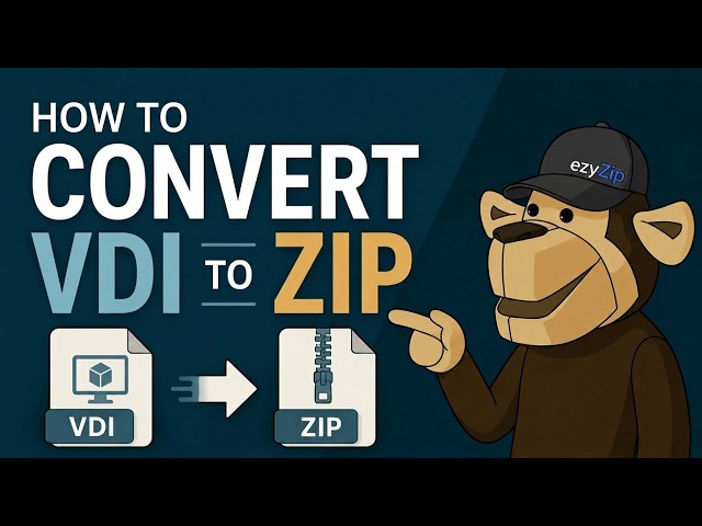 Video thumbnail for 📀 How to Convert VDI to ZIP Online Free | No Software Installation Required