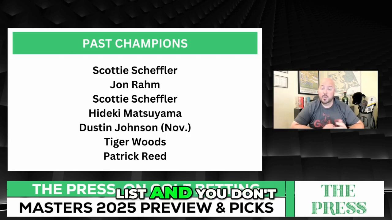 Video thumbnail for 30 of the last 31 Masters champions all did this one thing