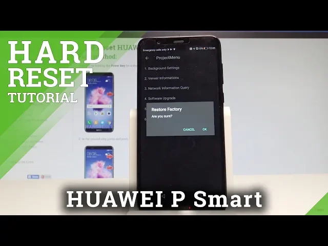 Video thumbnail for How to Restore Factory HUAWEI P Smart - Factory Reset / Wipe Data |HardReset.Info