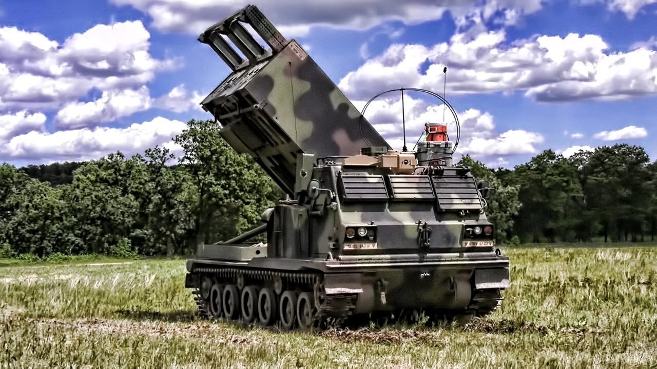 Video thumbnail for M270A1 Multiple Launch Rocket System (MLRS) • Shoot & Scoot