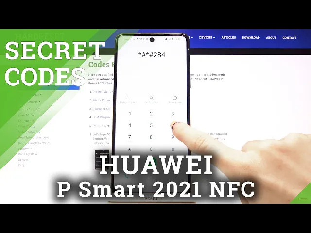 Video thumbnail for Secret Codes in HUAWEI P Smart 2021 NFC – Test Menu / Calendar Storage / IMEI Number
