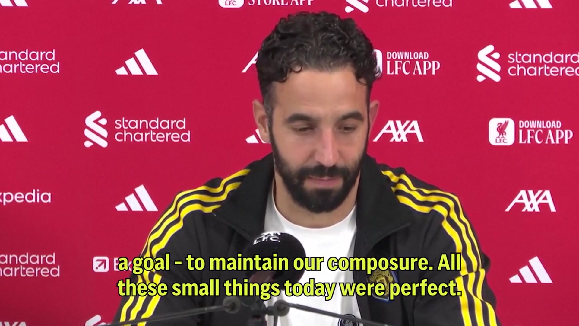 'Video thumbnail for ‘Massive for us’ Amorim after Man United win at Anfield'