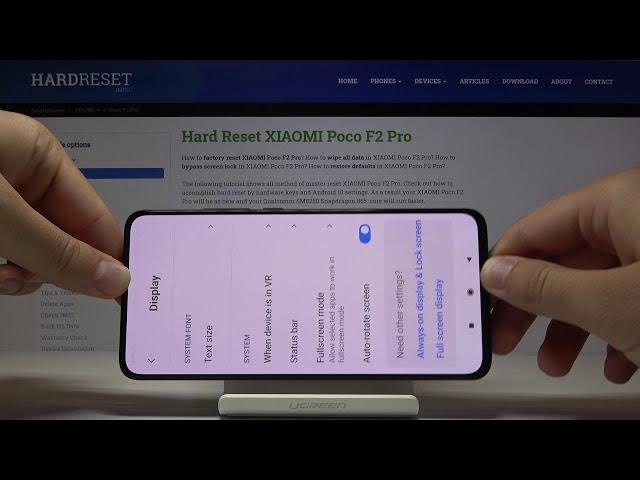 Video thumbnail for How to Enable/Disable Automatic Rotation in Xiaomi Pocophone F2 Pro – Auto Rotate Screen