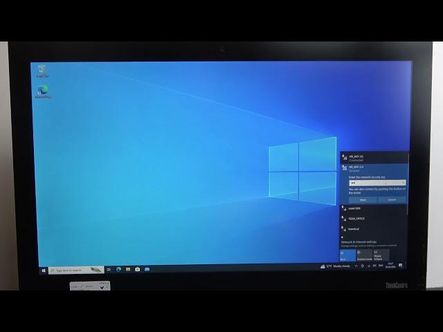 Video thumbnail for How To Connect Wifi Network To LENOVO AIO M900Z