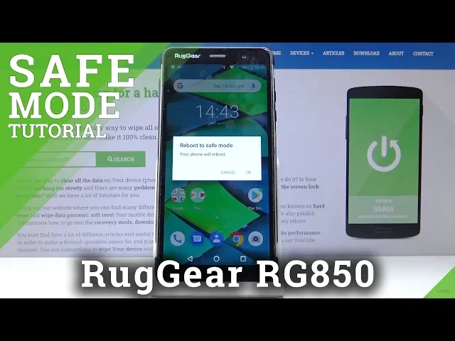 Video thumbnail for Safe Mode in RUGGEAR RG850 – Diagnose Installed Apps