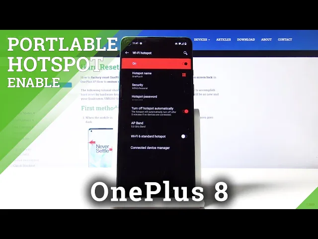Video thumbnail for How to Activate Portable Hotspot in OnePlus 8 – Network Access Point
