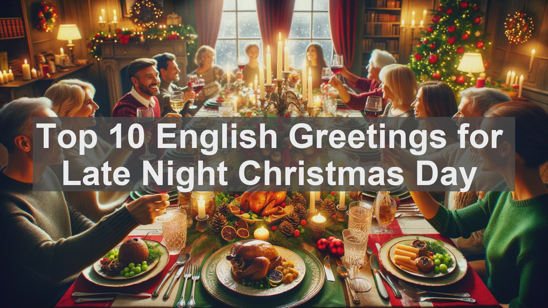 'Video thumbnail for Top 10 English Greetings for Late Night Christmas Day'
