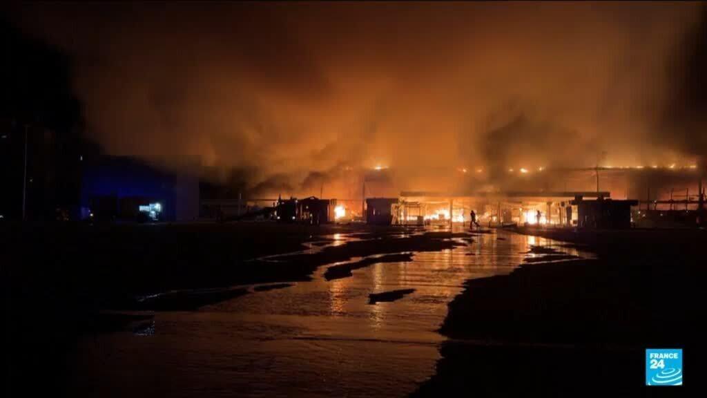 Video thumbnail for Ukraine strikes continue as polling stations open in Russia