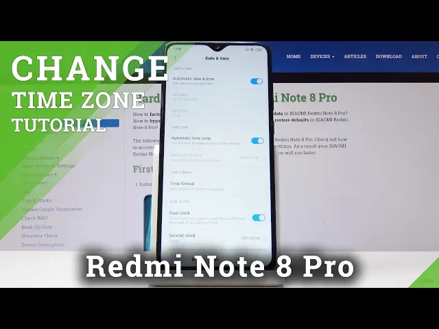 Video thumbnail for How to Update Time in XIAOMI Redmi Note 8 Pro - Date & Time Settings