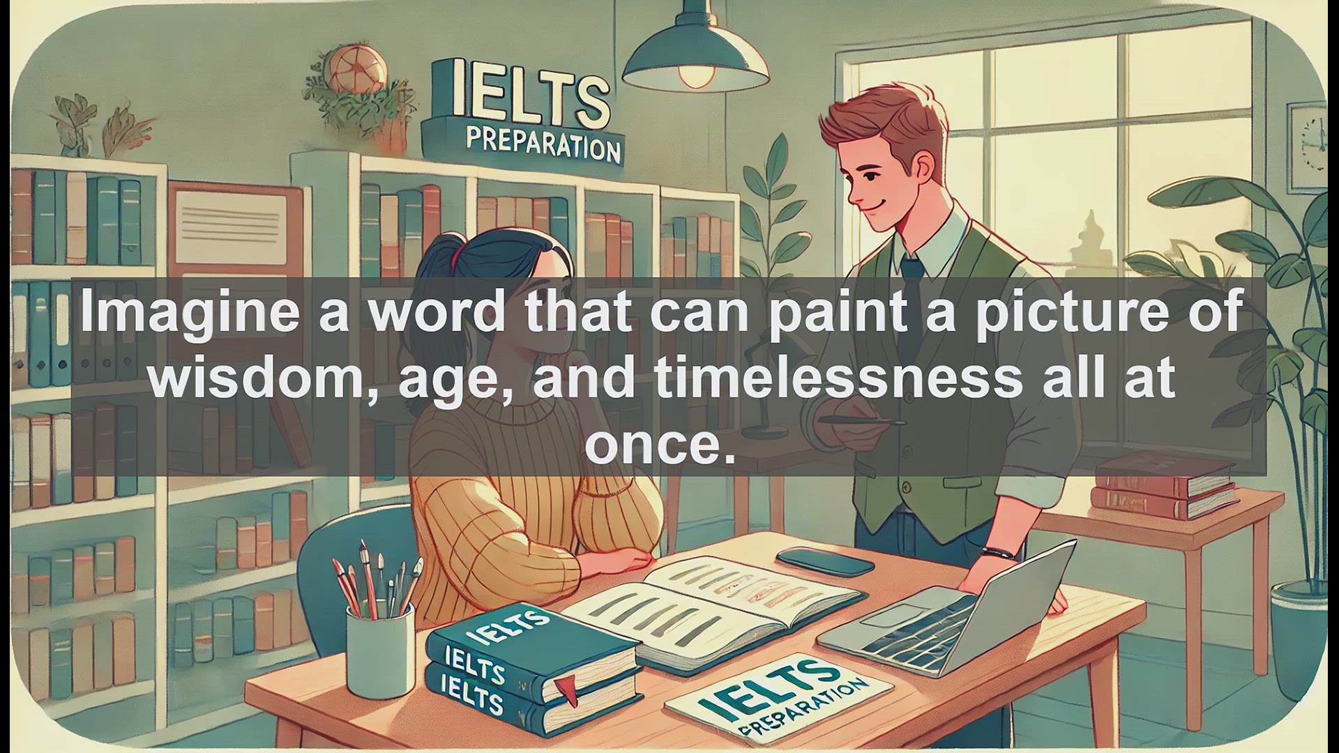 'Video thumbnail for 2000 Must Know IELTS 9.0 Vocabulary - Hoary: The Adjective That Paints Wisdom and Age'