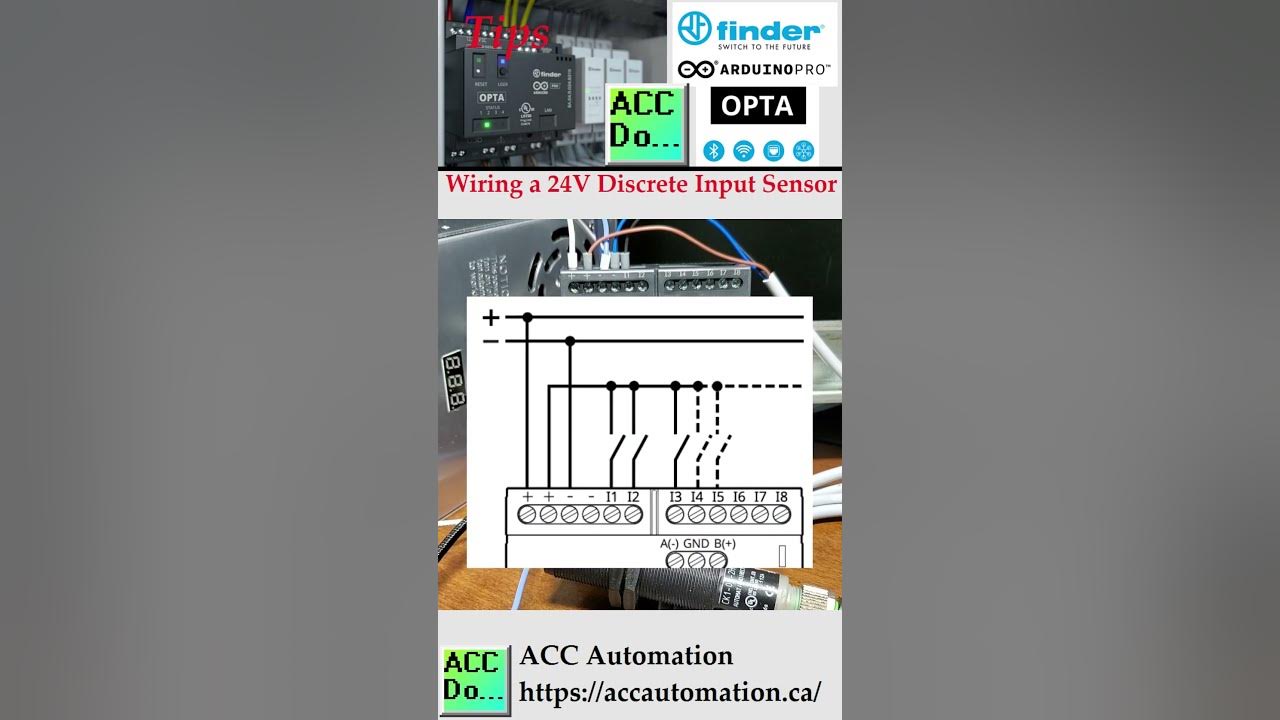 'Video thumbnail for Arduino Opta: Step-by-Step Guide to Wiring a 24V Discrete Input Sensor'