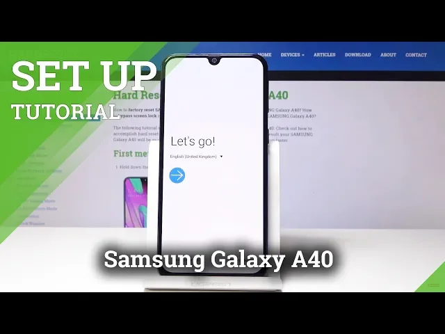 Video thumbnail for How to Set Up the Samsung Galaxy A40 - Device Activation / Initialization