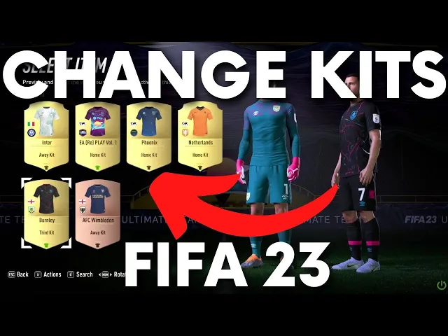 Video thumbnail for How to Change Kits in FIFA 23 Ultimate Team - Switch Home & Away Kits in FIFA 2023