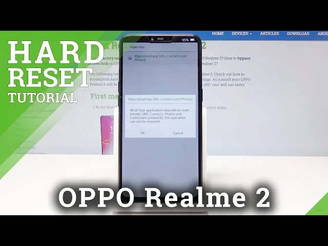 Video thumbnail for Hard Reset OPPO Realme 2 - Erase All Data & Settings