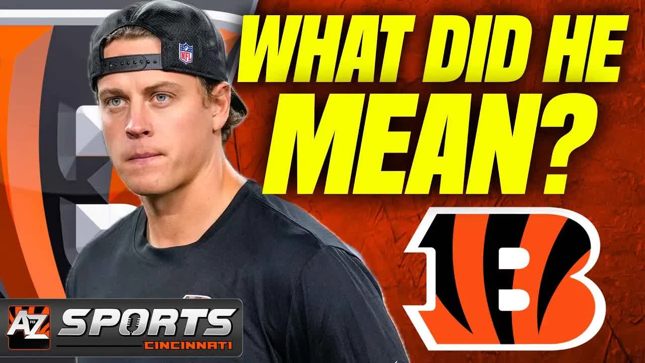 Video thumbnail for A to Z Sports - Cincinnati Bengals: joe burrow's mindset as bengals fight for nfl survival, with sheehan analysis